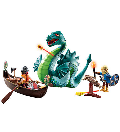 Playmobil - Víkingar með sjóskrímsli - 71830 - 40 Partar