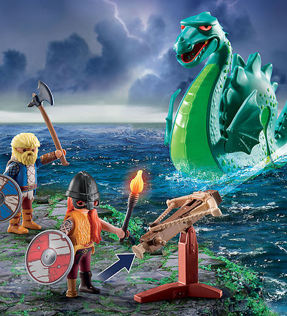 Playmobil - Víkingar með sjóskrímsli - 71830 - 40 Partar