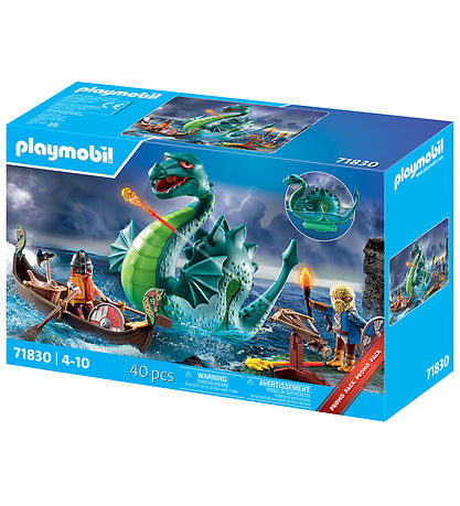 Playmobil - Víkingar með sjóskrímsli - 71830 - 40 Partar