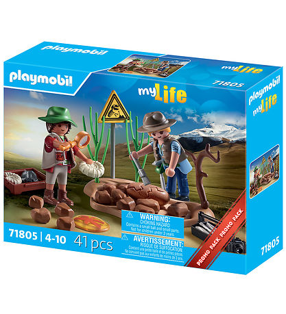 Playmobil My Life - Paleontology uppgröftur - 71805 - 41 Partar