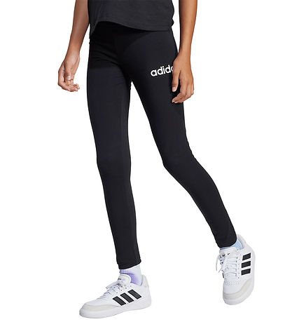 adidas Performance Leggings - JG Lin LEG 230 - Schwarz/Weiß