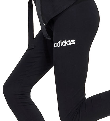 adidas Performance Leggings - JG Lin LEG 230 - Schwarz/Weiß