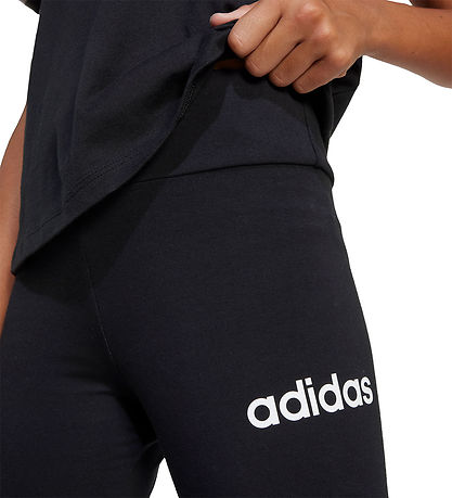 adidas Performance Leggings - JG Lin LEG 230 - Schwarz/Weiß