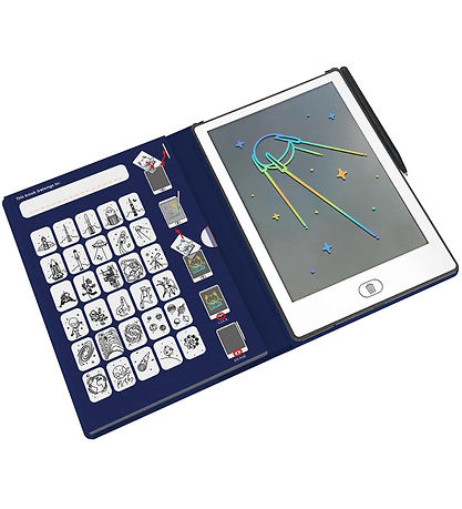 Kidywolf LCD teikniborð M. 30 hönnun - Galaxy