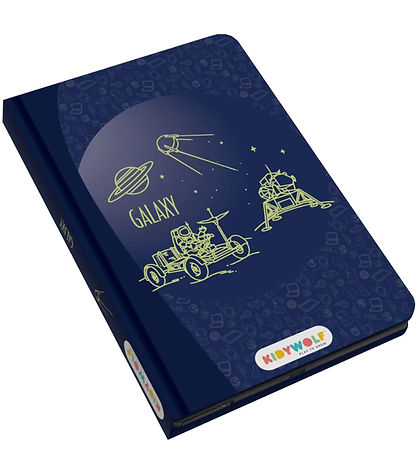 Kidywolf LCD teikniborð M. 30 hönnun - Galaxy