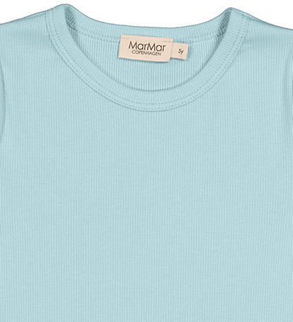 MarMar Stuttermabolur - Rib - Modal - Tago - Himneskt Blue