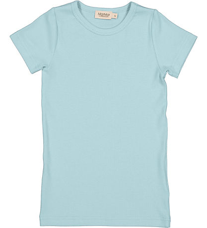 MarMar Stuttermabolur - Rib - Modal - Tago - Himneskt Blue
