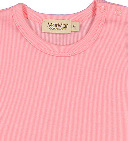 MarMar Samfella c/o - Rib - Modal - Plain - Bleikt Blossom