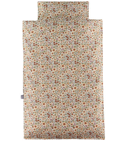 Nørgaard Madsens Bedding - Junior - White w. Red and Beige Flowe