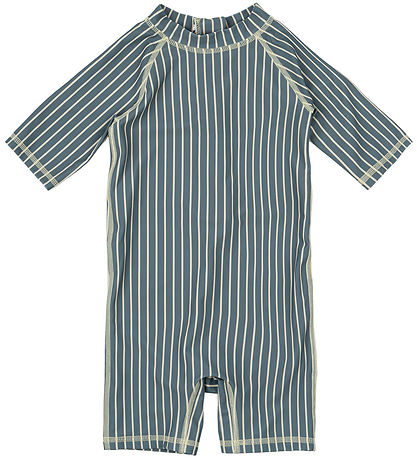 Petit Piao Badoverall - Blue Mirage/Off White