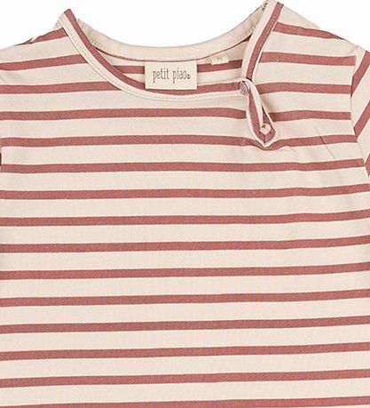 Petit Piao Summer Romper - Sum - Withered Rose/Off White