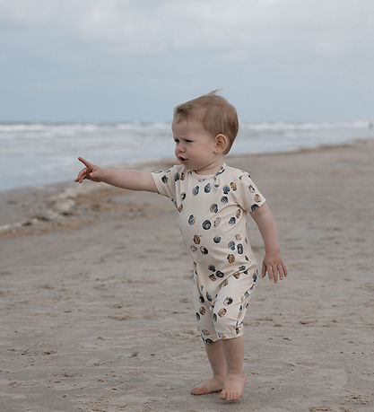 Petit Piao Summer Romper - Sum - Clam