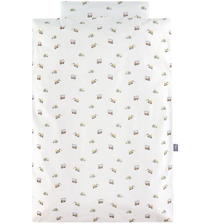 Nørgaard Madsens Bedding - Junior - White w. Work machines