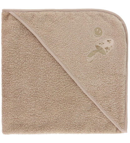 Serviette pour bébé Nørgaard Madsens - 75x75 cm - Sable av. Chap