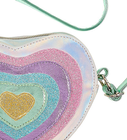 Souza Taska - Cilou Heart - Silfur/Multi Glitter