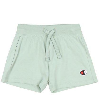 Champion Shorts Set - T-shirt/Shorts - Dusty Green w. Logo