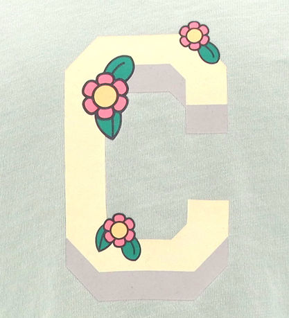 Champion Shorts Set - T-shirt/Shorts - Dusty Green w. Logo
