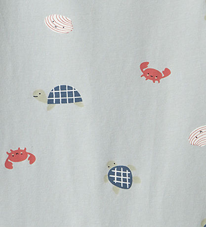 Name It Summer Romper - NbmVroels - Pearl Blue/Sea Animals