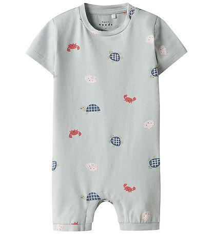 Name It Summer Romper - NbmVroels - Pearl Blue/Sea Animals