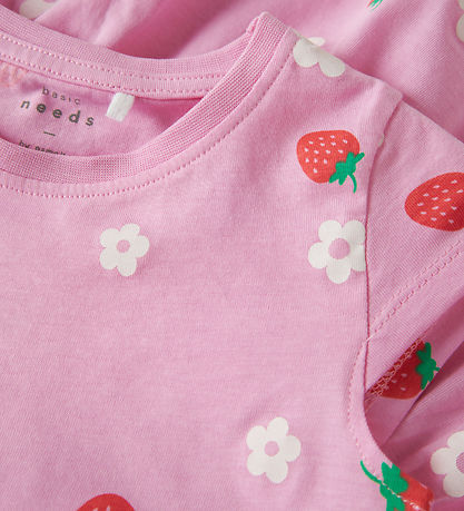 Name It Kjóll - NmfVigga - Noos - Bleikt Frosting/Strawberry