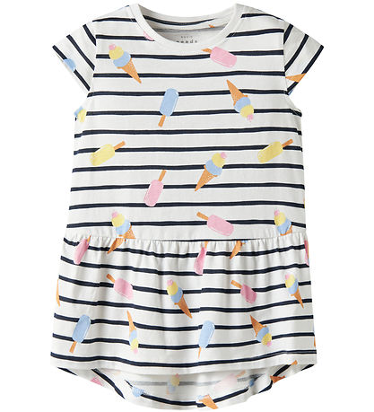 Name It Kleid - NmfVigga - Noos - Bright White/Ice