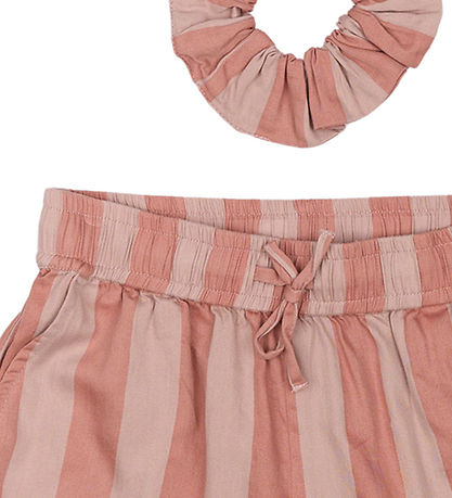 The New Shorts - TnOfelia - Old Rose Striped
