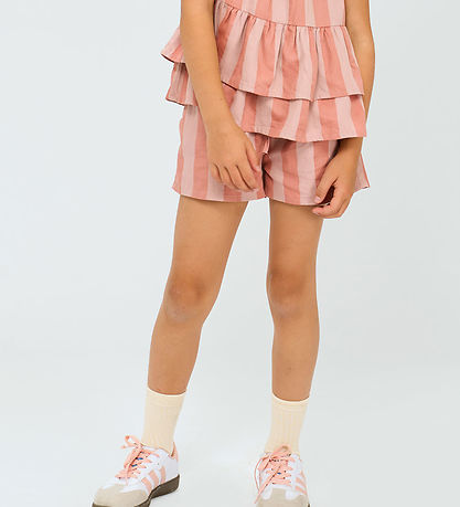 The New Shorts - TnOfelia - Old Rose Striped