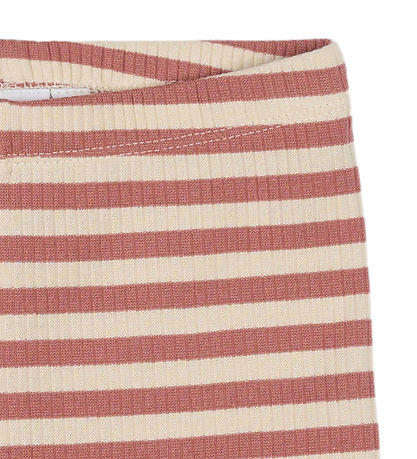 The New Siblings Bicycle Shorts - TnstFro - Rib - Old Rose Strip