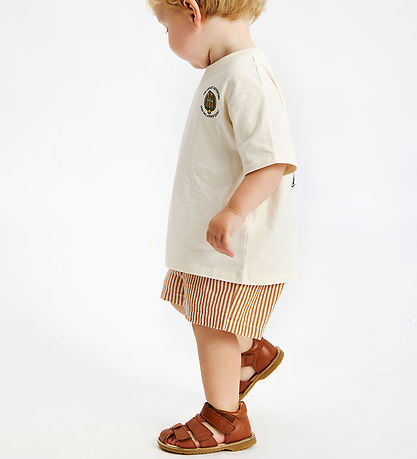 The New Siblings Shortsit - TnstOpal - Intialainen Tan Striped M