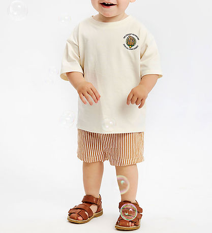 The New Siblings Shortsit - TnstOpal - Intialainen Tan Striped M