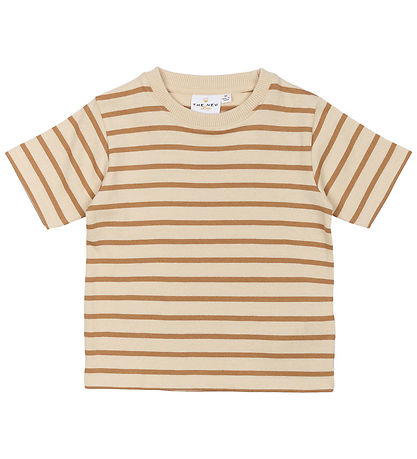 The New Siblings Stuttermabolur - TnstNat - Indverskt Tan Stripe