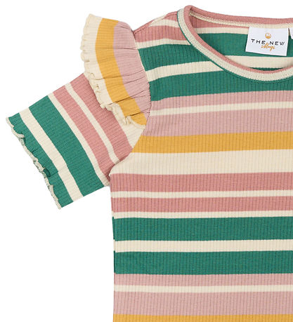 The New Siblings Stuttermabolur - TnstOcean - Rib - Multi Stripe
