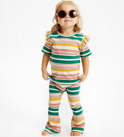 The New Siblings Stuttermabolur - TnstOcean - Rib - Multi Stripe