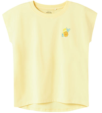 Name It Stuttermabolur - NkfVarutti - Lemon Marengs/Lemon