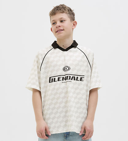 Jack & Jones Polo - JcoLido - Cloud Dancer/Vapour Blue