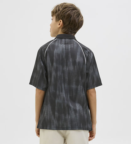 Jack & Jones Polo - JcoLido - Schwarz/Asphalt