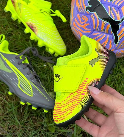 Puma Fotbollsskor - Future 8 Play TT V Inf - Gul