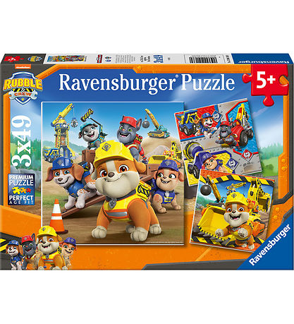 Ravensburger Jigsaw Puzzle - 3x49 Bricks - Rubble & Crew