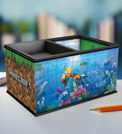 Ravensburger Jigsaw Puzzle - 3D Treasure Box - 223 Parts - Minec