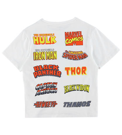 Name It T-shirt - NkmAdriel - Bright White w. Print
