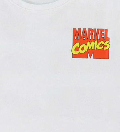 Name It T-shirt - NkmAdriel - Bright White w. Print
