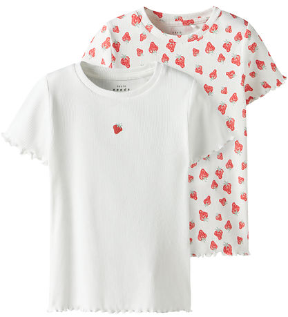 Name It T-Shirt - 2er-Pack - NmfVemma - Bright White/Bright Whit