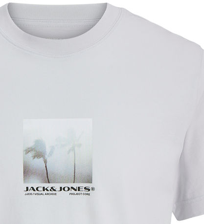 Jack & Jones - Stuttermabolur - JcoCalma mynd - Grá Dawn