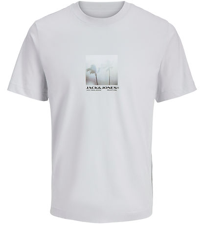 Jack & Jones - Stuttermabolur - JcoCalma mynd - Grá Dawn