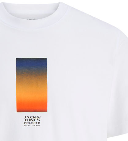 Jack & Jones - Stuttermabolur - JcoCalma mynd - Bright White