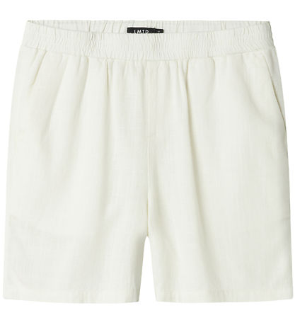LMTD Shorts - Viscose/Linen - Noos - NlnFinen - White Alyssum