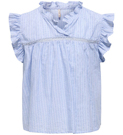 Kids Only Stuttermabolur - KogDaimi - Cashmere Blue/White