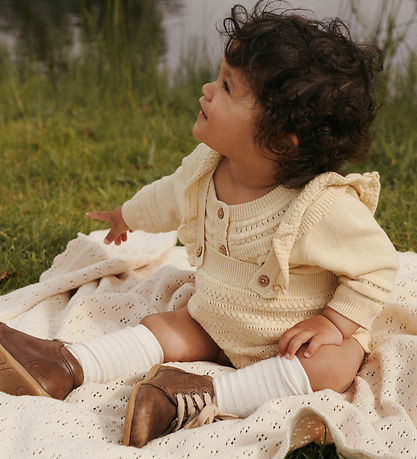 Lil' Atelier Bloomers M. axlaböndum - NbfHope - Prjónað - Sea Mi