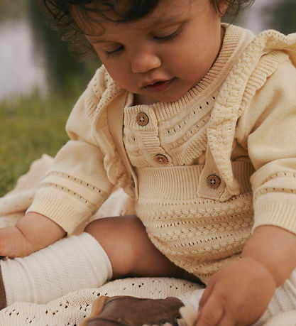 Lil' Atelier Bloomers M. axlaböndum - NbfHope - Prjónað - Sea Mi