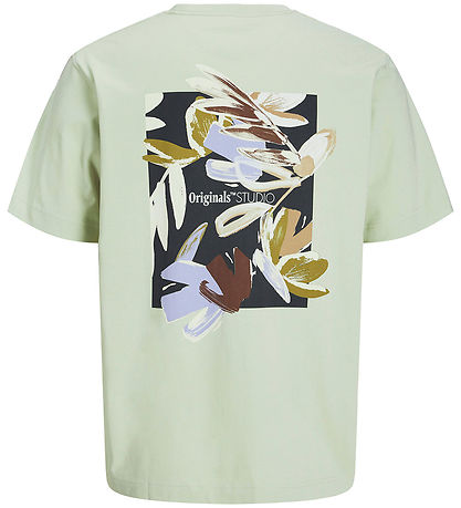 Jack & Jones Stuttermabolur Jorvarenna - Celadon Tint